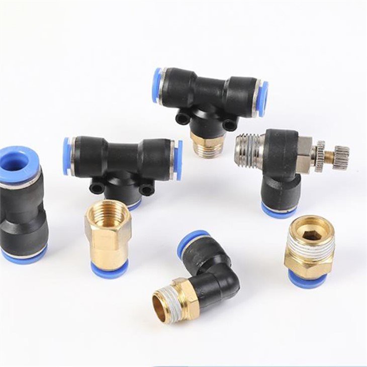 Brass double hose connector-1