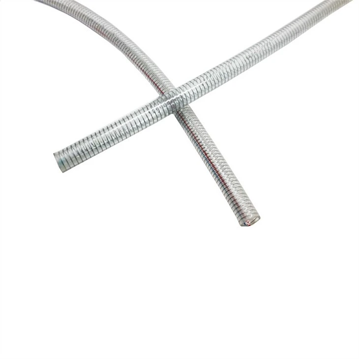 spiral spring central pvc steel felixable hose