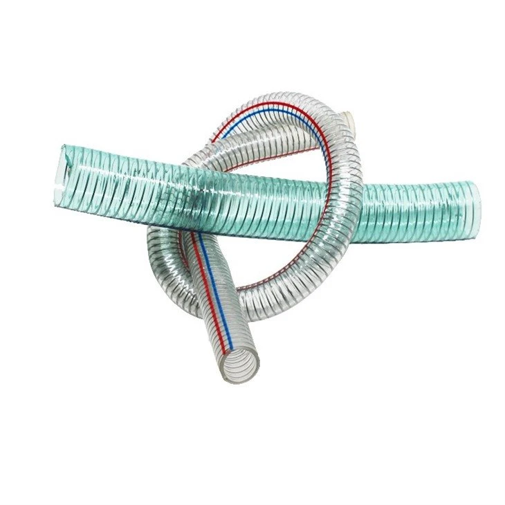 spiral spring central pvc steel felixable hose-2